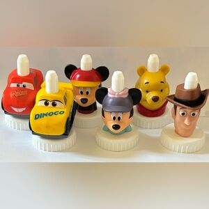 Disney good 2 grow bundle 6 total Minnie Mickey Winnie the Pooh woody cars